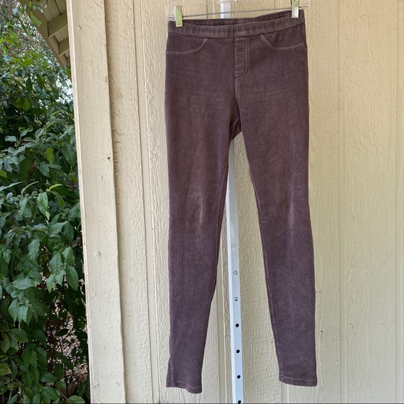 HUE Pants - Hue Womens Brown Corduroy Skinny Stretch Pants | S